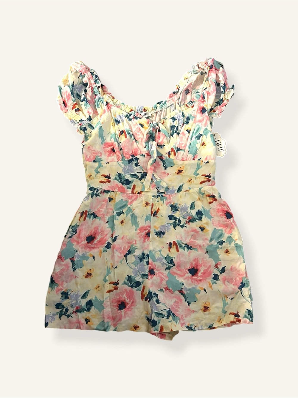 A.U.W. Floral Print Romper